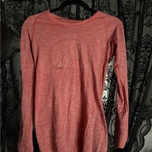 Lululemon Swiftly Tech Long Sleeve Coral